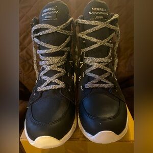 Merrell Bravada 2 Thermo Women's Waterproof Mid Hiking Winter Boots Black NEW
